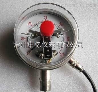 耐震雙金屬(shu)溫度計耐震電接(jie)點雙金屬溫度計(jì)廠家