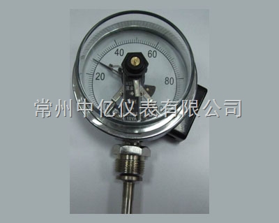 電接(jie)點雙金屬(shǔ)溫度計