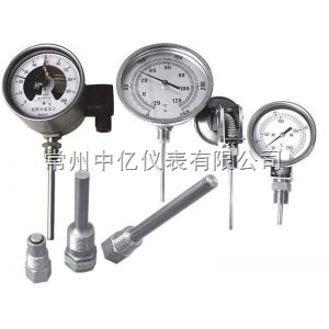 中億熱套(tao)式雙金屬溫度計(ji)