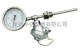 帶(dài)熱電偶(ou)/熱電阻(zu)雙金屬(shǔ)溫度計(ji)